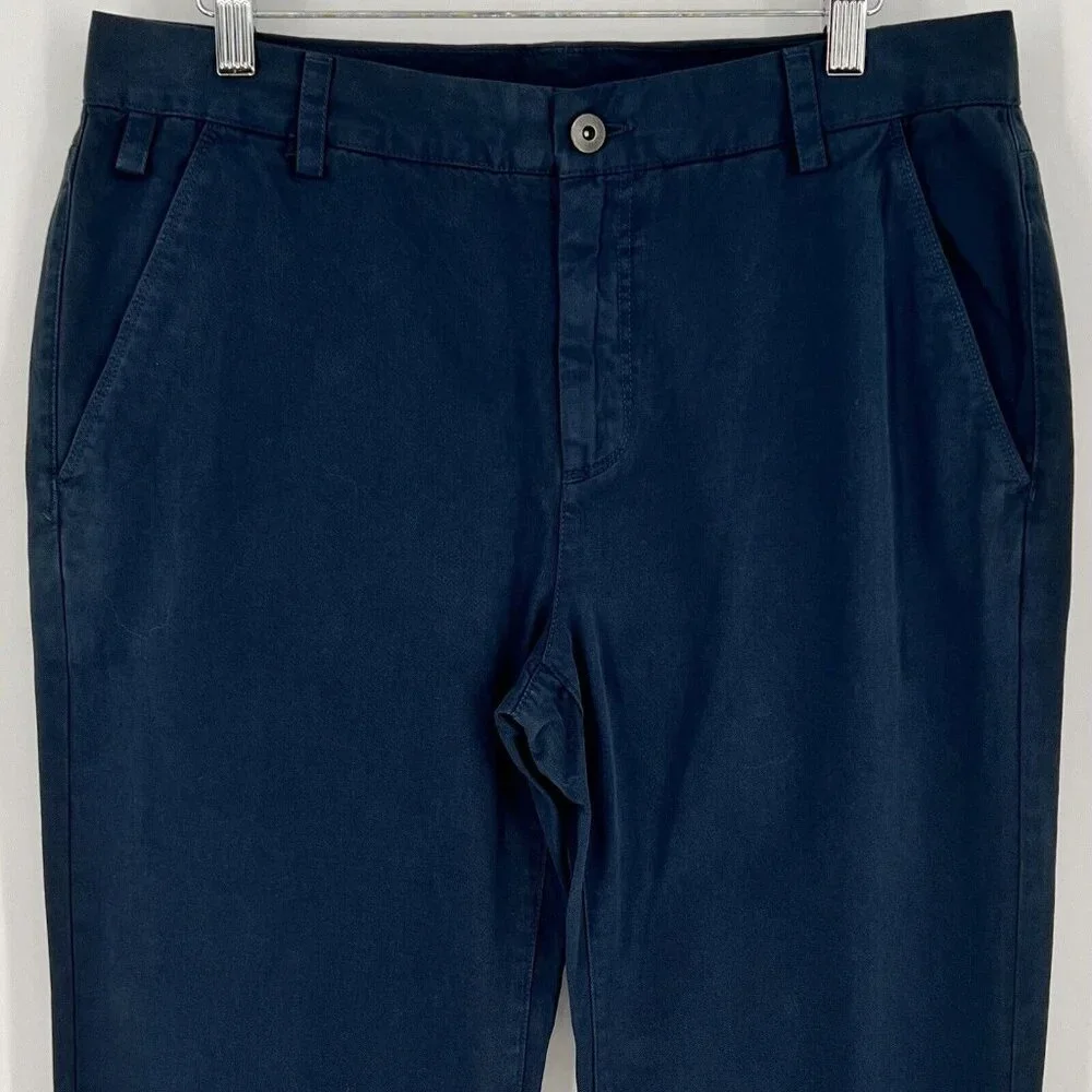 Everlane Mens Chino Pant Size 32 Navy Cotton Straight Leg Cotton Uniform Preppy